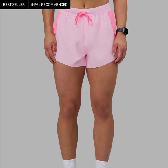 LSKD Accelerate 3” High-Rise Running Short in Candy Pink Marshmallow (size S) - Picture 6 of 14